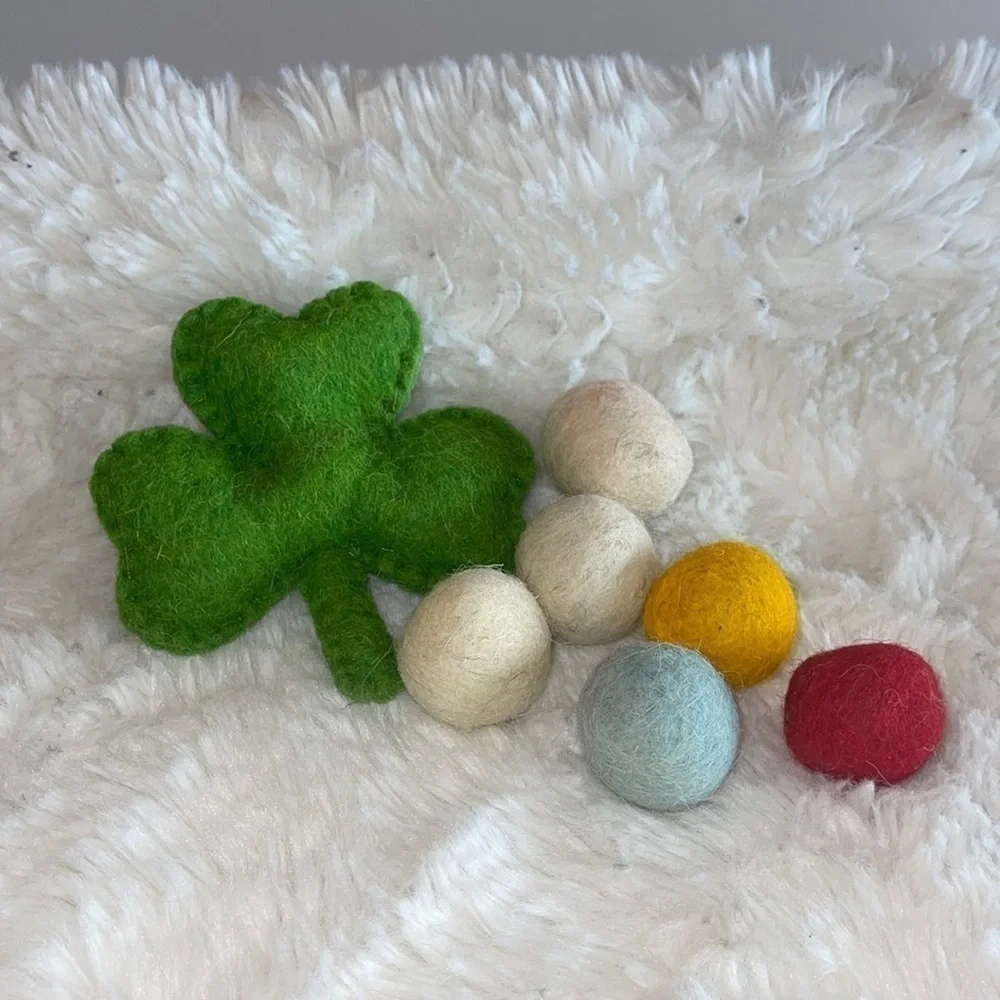Felt any day cat toys new without tags but will include mine My baby loves his